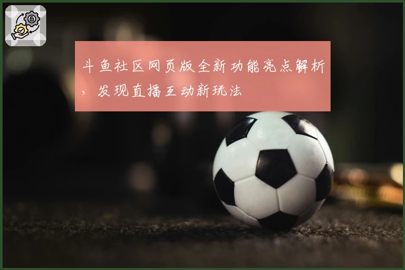 斗鱼社区网页版全新功能亮点解析,发现直播互动新玩法